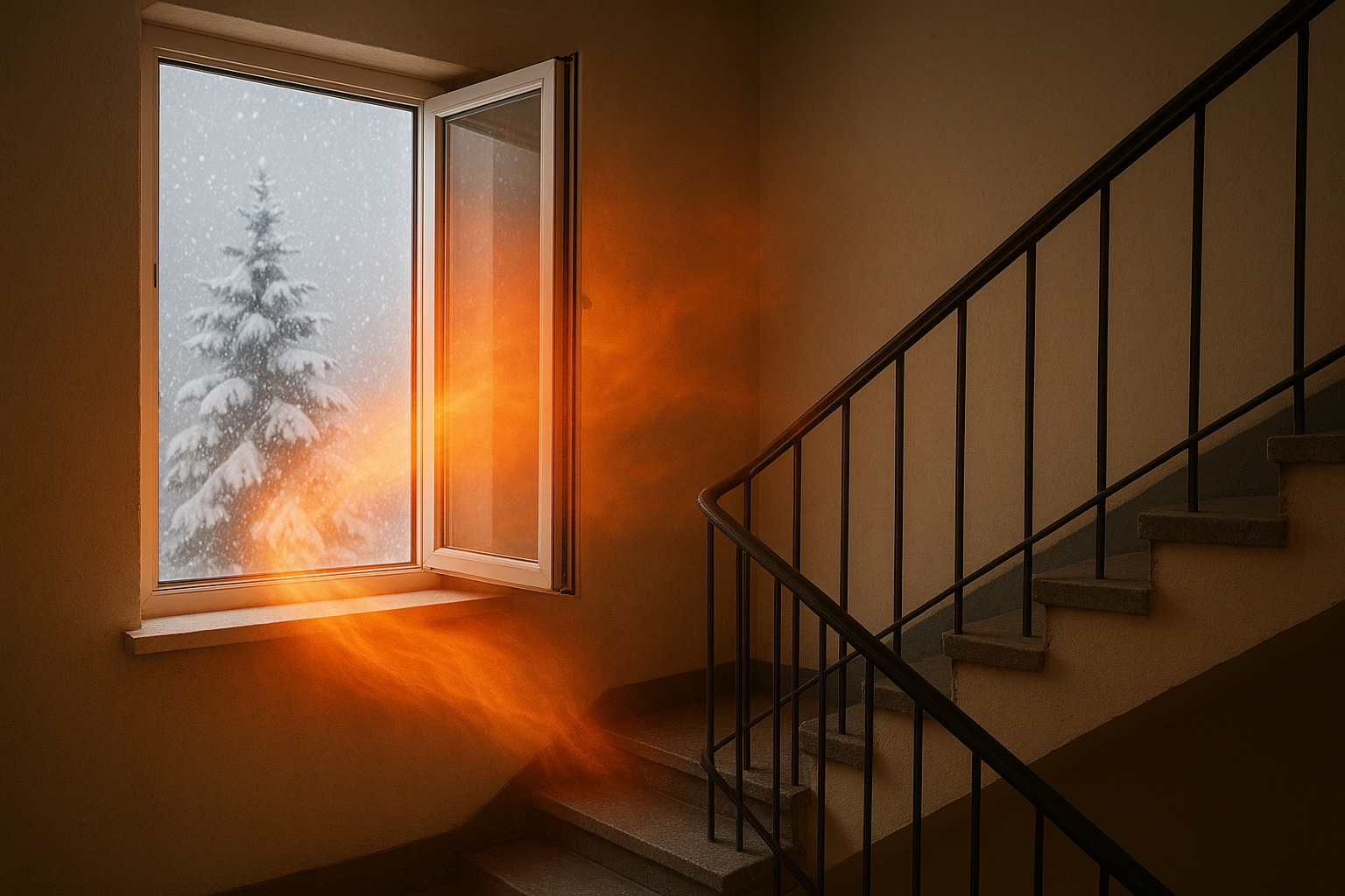 Read more about the article Całkowity zakaz otwierania okien na klatkach schodowych w sezonie grzewczym